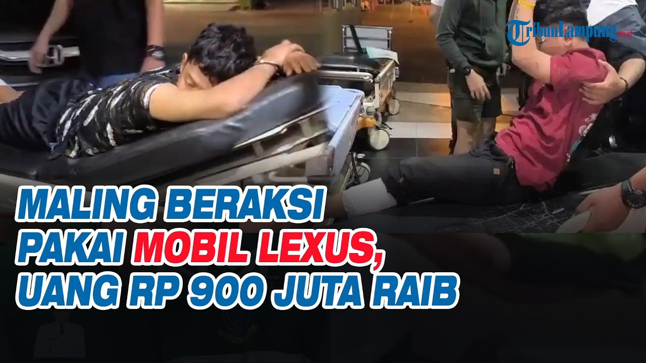 Maling Beraksi Pakai Mobil Lexus, Uang Rp 900 Juta Raib