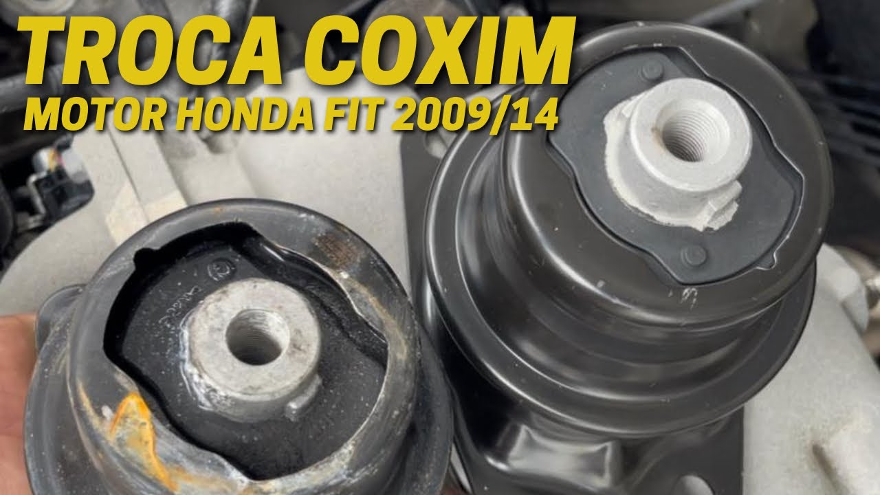 Como trocar coxim motor Honda fit e city 2009 a 2014 + link de compra