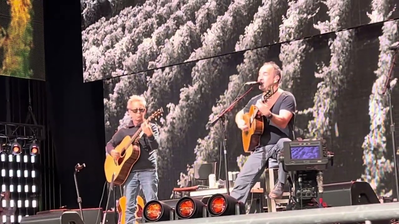 Dave Matthews & Tim Reynolds Farm Aid 2024 sound check at SPAC.