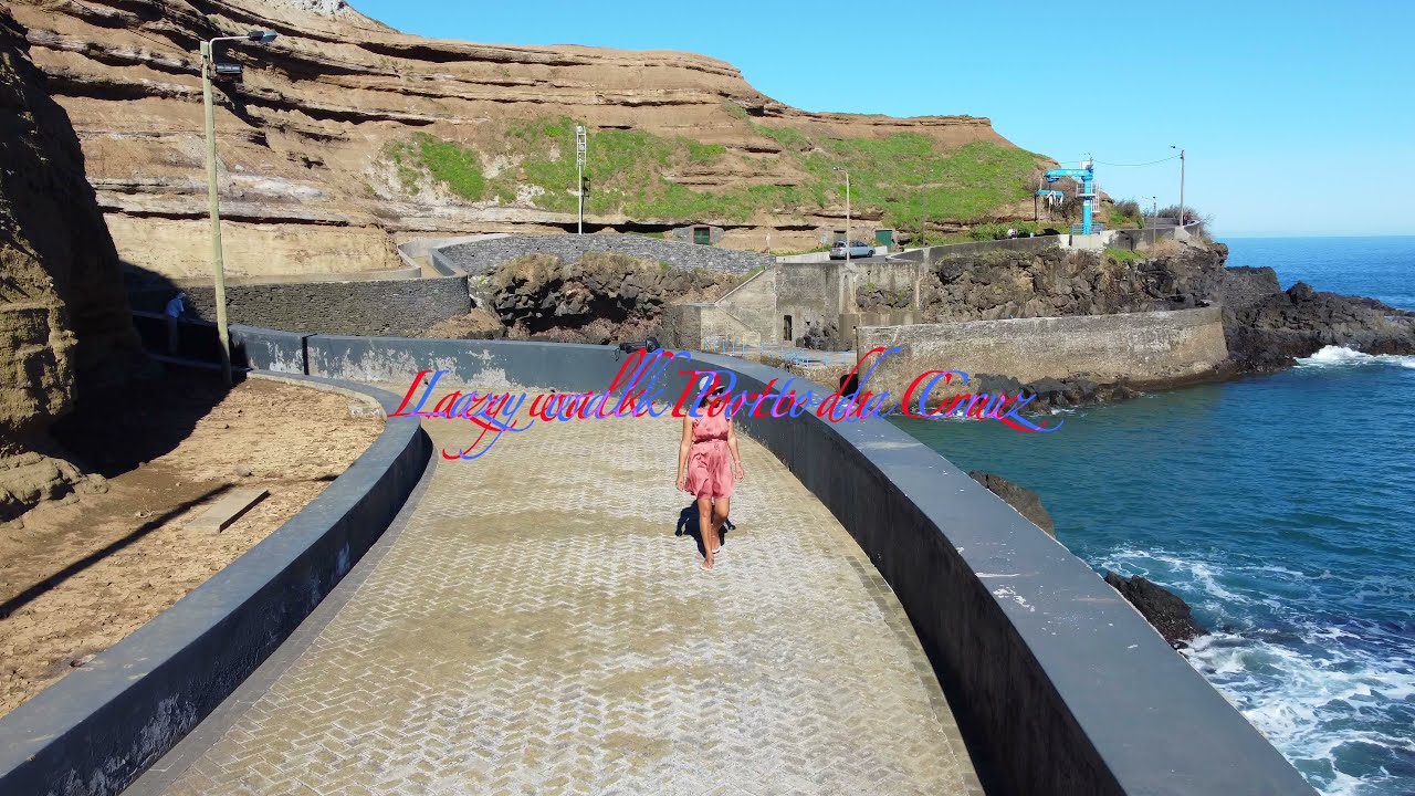 Madeira- Lazy walk in Porto da Cruz   4K