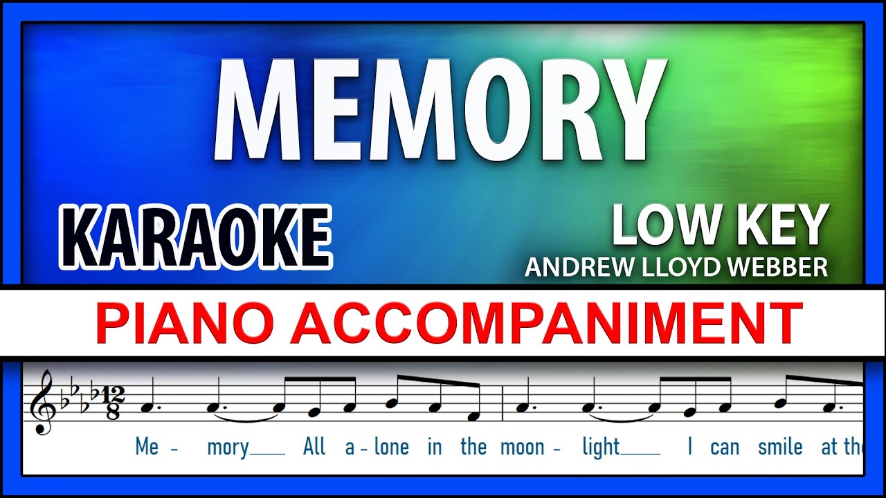 Memory Cats KARAOKE ⭕ Lower Key