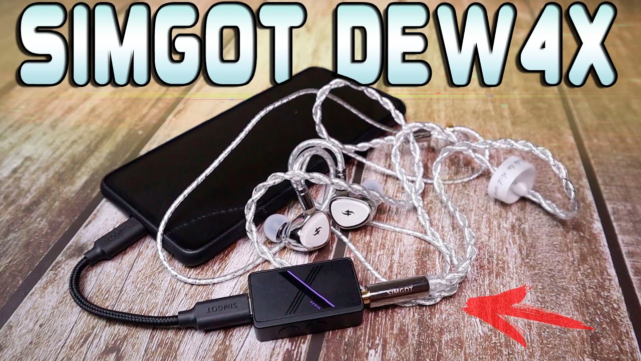 Simgot DEW4X Обзор портативного ЦАП + Усилителя для наушников
