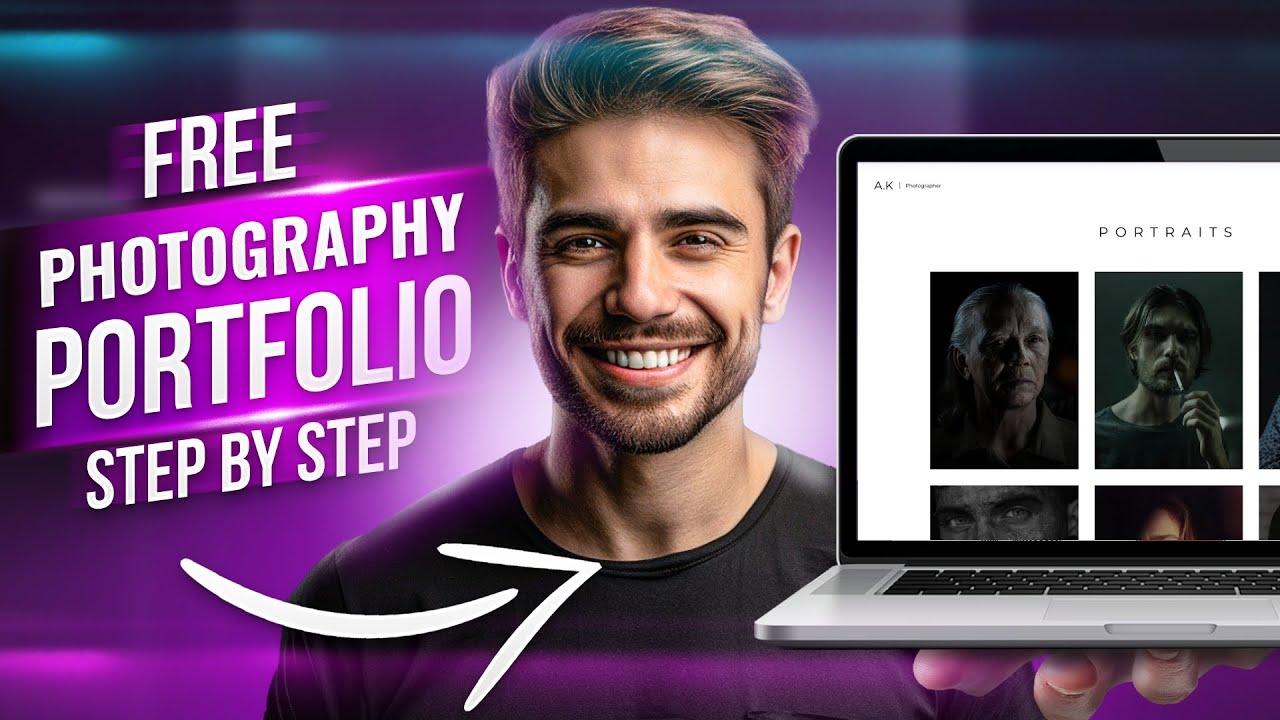 Create a PHOTOGRAPHY PORTFOLIO for FREE | 2024 Beginner Tutorial - Step by Step