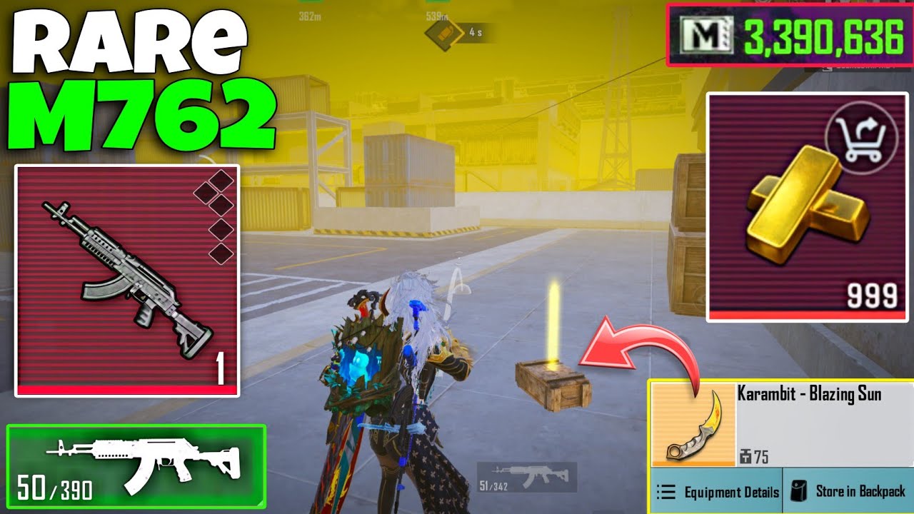 Play with Rare M762 ( 51 Bullets🔥 ) PUBG METRO ROYALE 