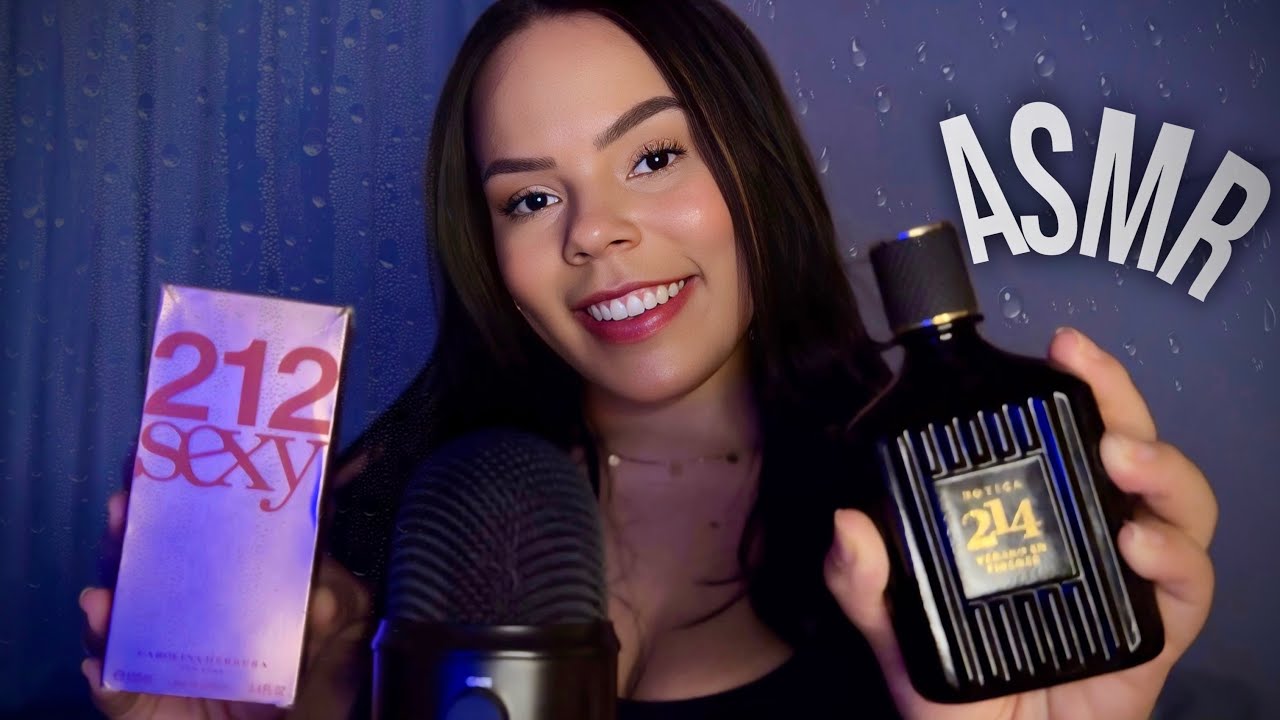 ASMR TAPPING EM PERFUMES | Sons Relaxantes de Vidro e Tampa