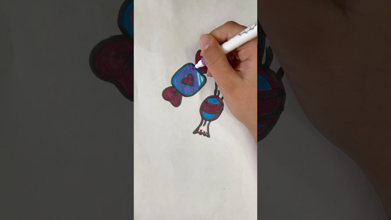 Drawing Colorful Candies That Look Too Real 🍬 🍭✨