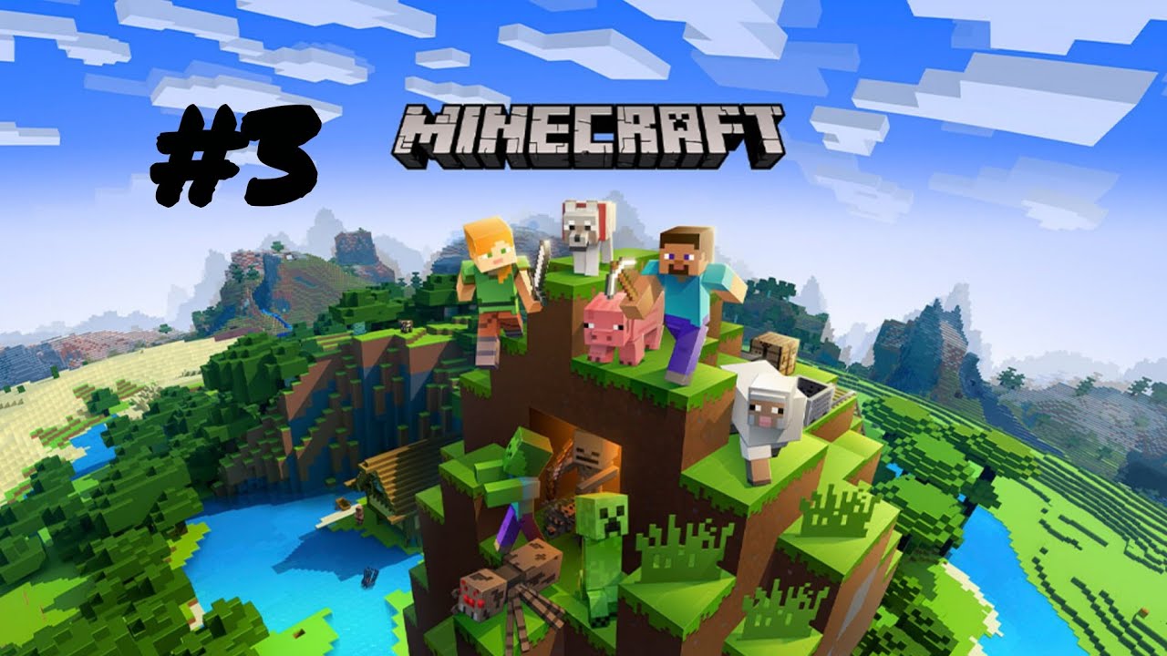 Minecraft  #3 build house and farms 