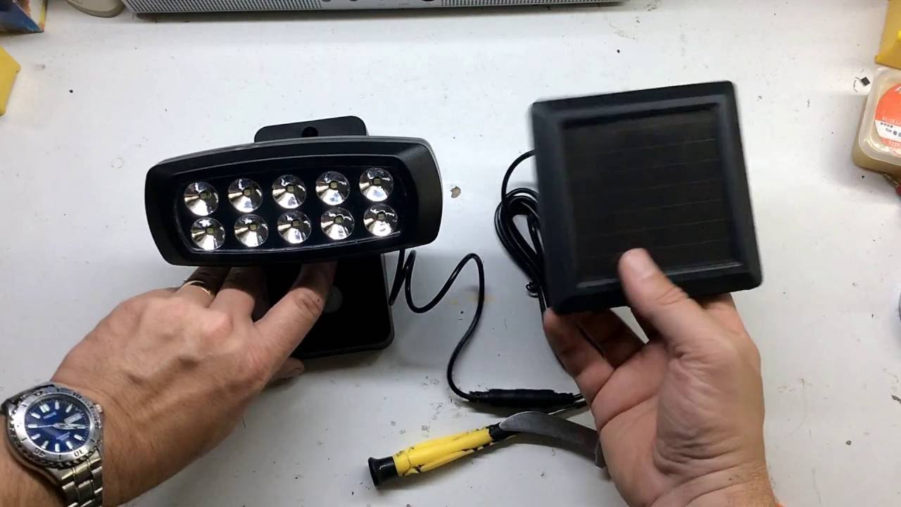 Lidl solar PID spotlight by Livarnolux
