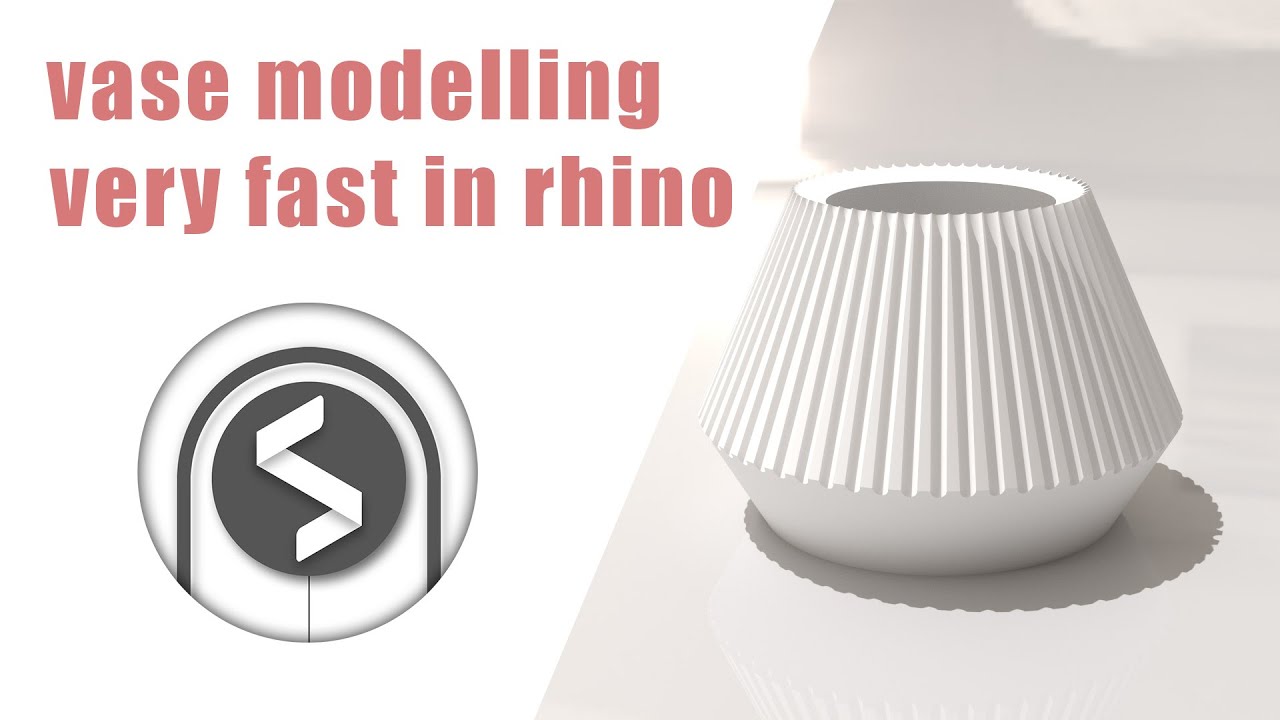 vase modelling very fast in rhino software