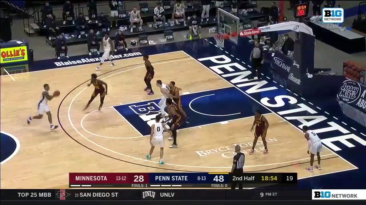 Marcus Carr Highlights: 22 Points vs. Penn State Nittany Lions (March 3, 2021)