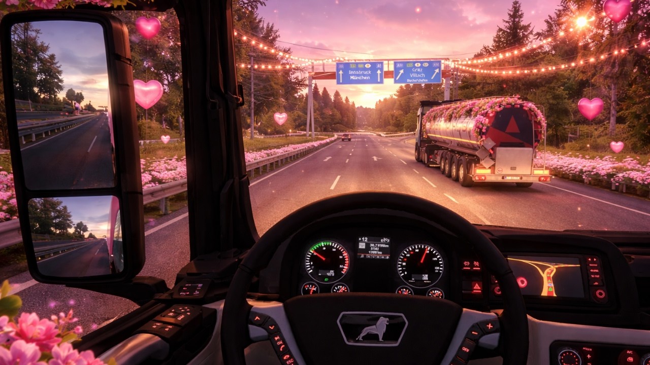 Hearts in Bloom Event: Euro Truck Simulator 2 - Transporting love across the roads of Europe | ETS2