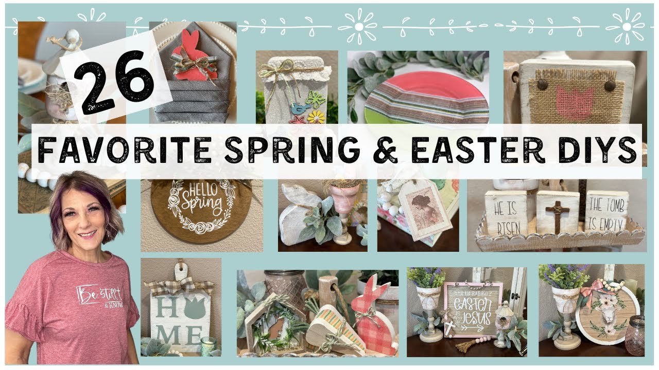 Spring and Easter DIYs/Easy, Affordable, Beautiful Home Decor/Easter Crafts