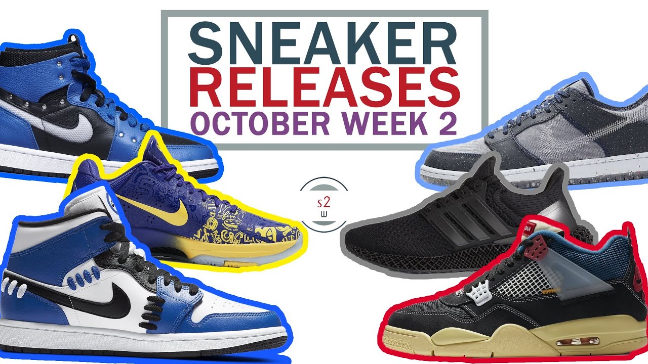 October 2020 Sneaker Releases Week 1 || UNION LA Jordan 4, Jordan 1 Lucky Green, Jordan Sisterhood