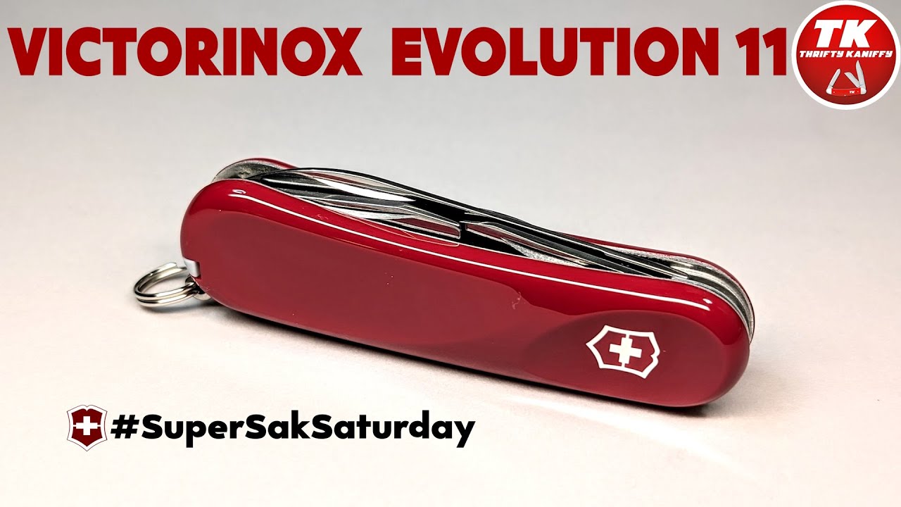 Victorinox Evolution 11 Swiss Army Knife 2.4803.E #SuperSakSaturday