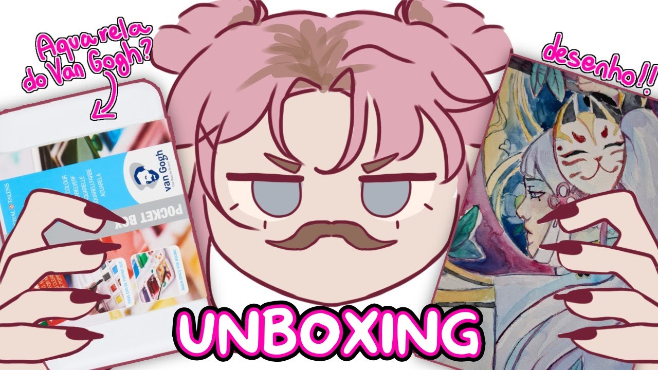 REVIEW + UNBOXING da minha AQUARELA nova 💖✨ | Review da Van Gogh Royal Talens 💞