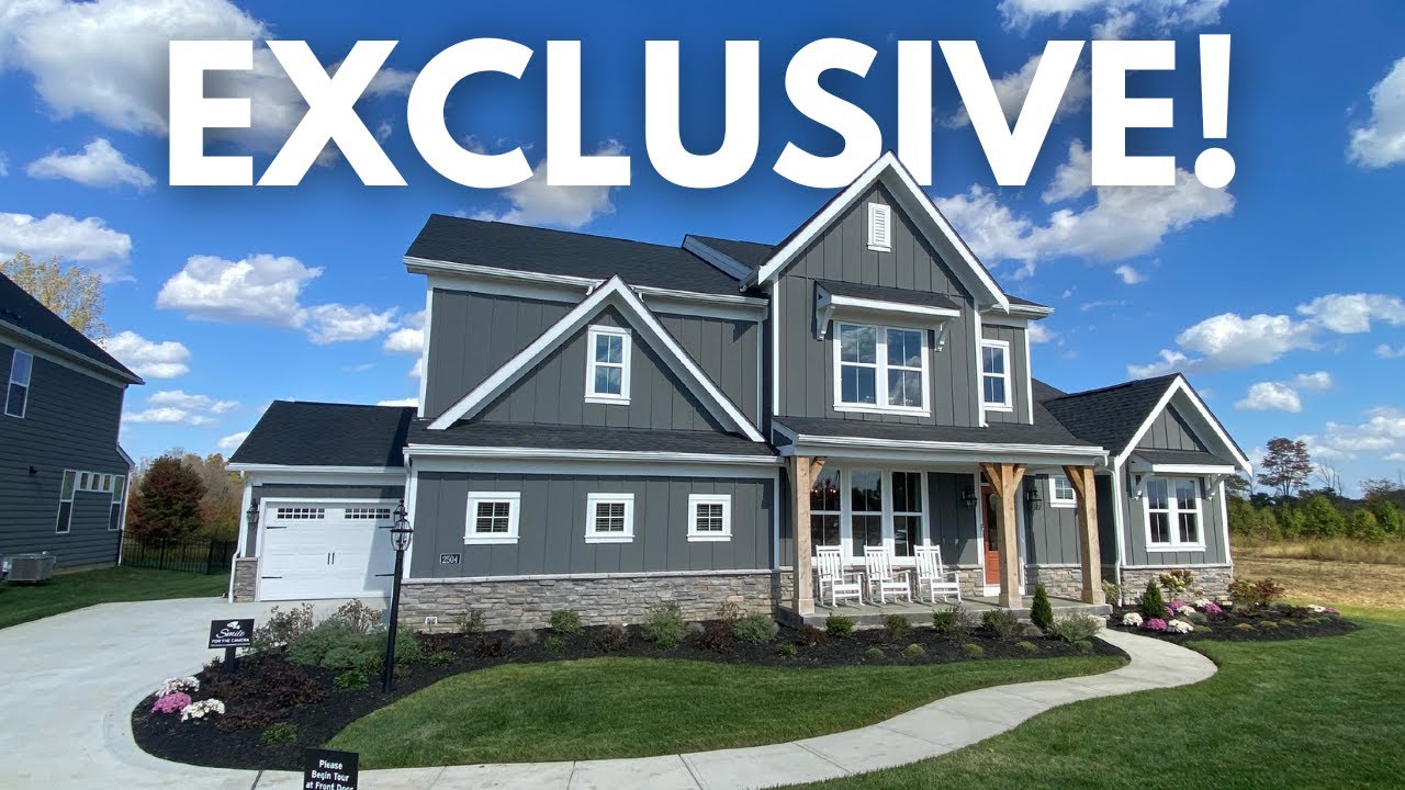 Exclusive Tour of NEW Custom Model Home | Living in Hilliard Ohio | Hilliard Ohio Real Estate