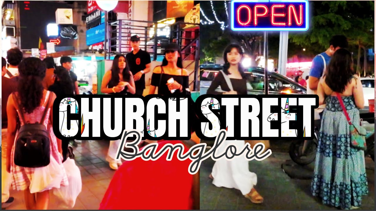 Nightlife in Bengaluru 2025 | Church Street Walking Tour | Food, Music & Vibes