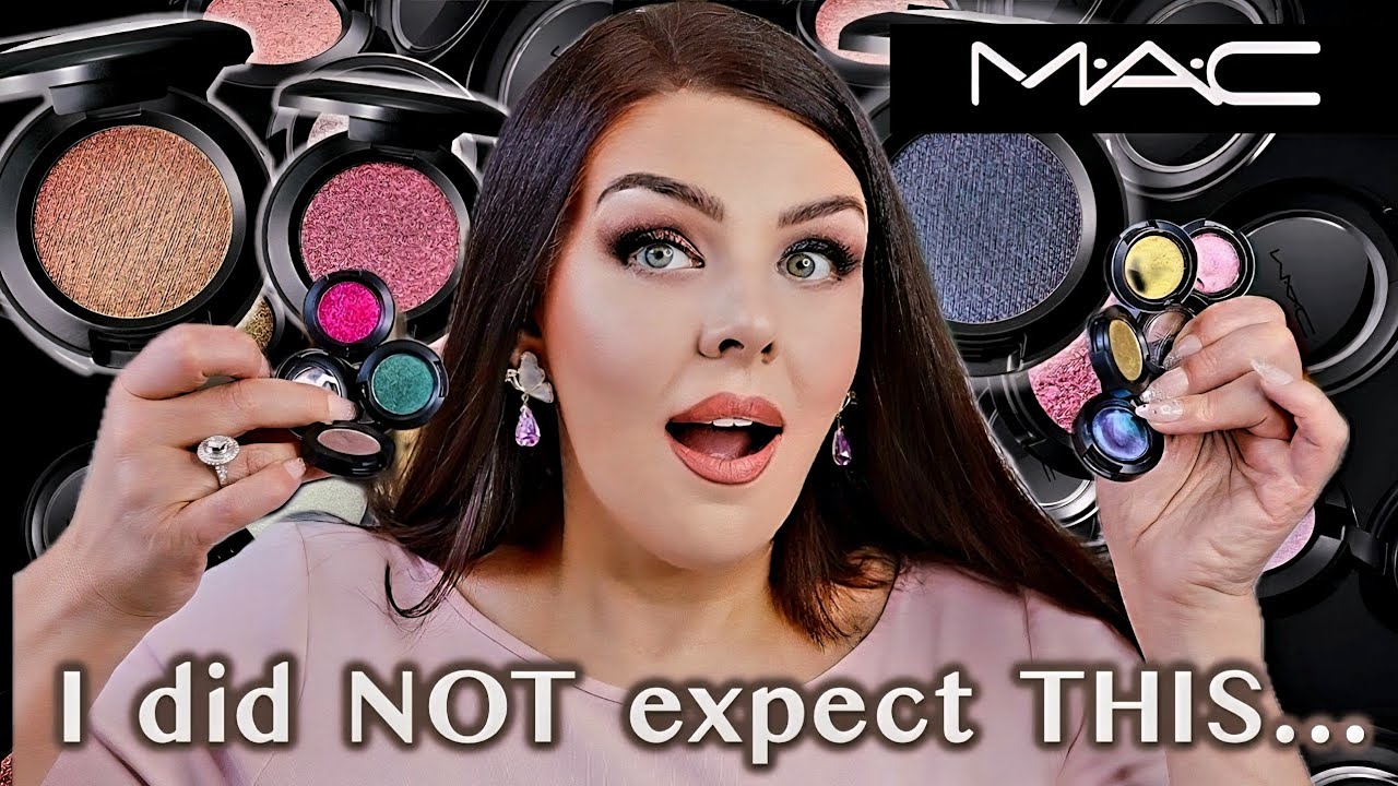 MAC Eyeshadow Vault 2025: 16 новых оттенков с блестками, металликом и хромом