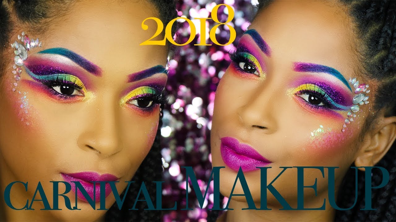 Tutoriel Makeup Carnaval ULTRA coloré 2018//ByLeila