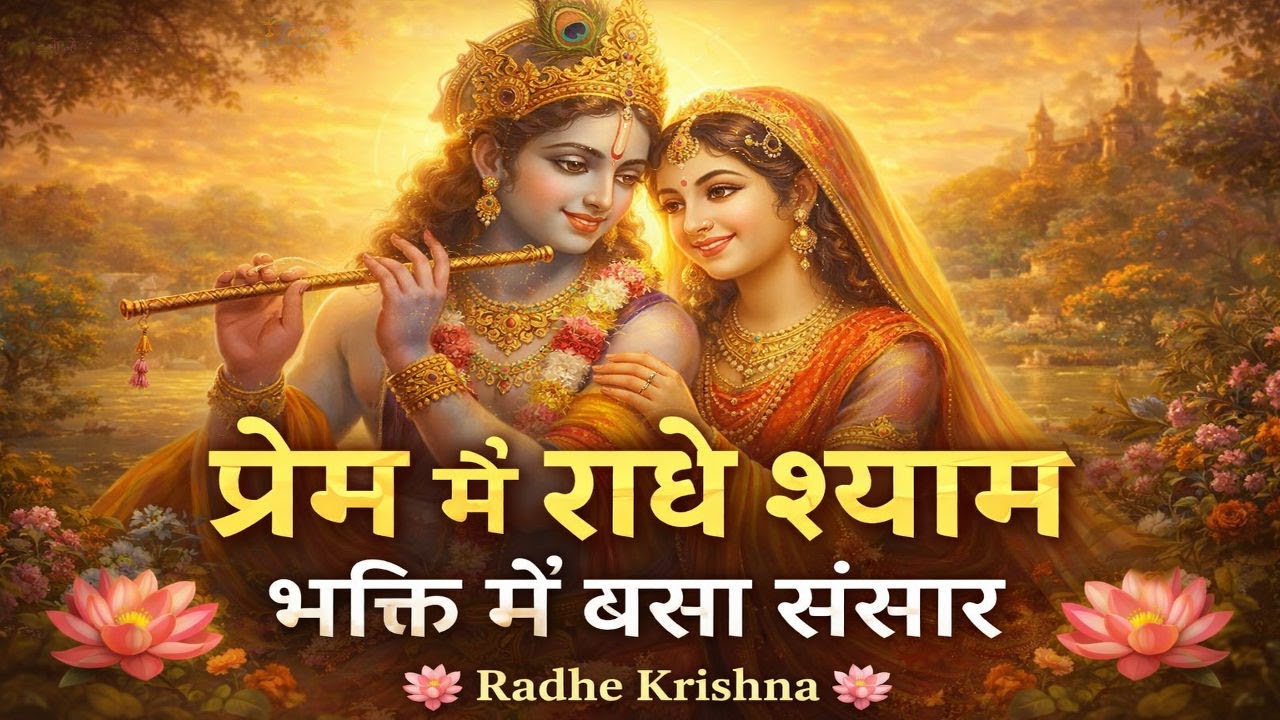 प्रेम में बसे राधे श्याम | भक्ति में बसा संसार | Radhe Krishna Bhakti Song 🌸