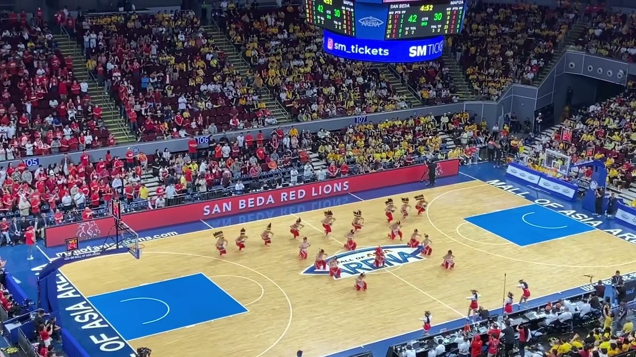 San Beda’s halftime cheer | Indian Yell | December 10, 2023 | Finals - Game 2 #SanBeda #NCAA #Finals