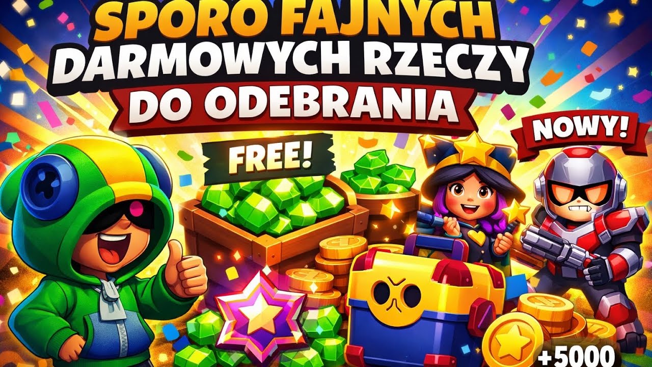 Fajne darmowe rzeczy do odebrania. Brawl stars #214.