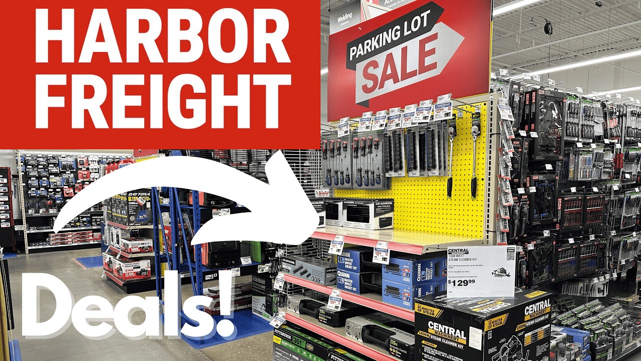 These Harbor Freight Parking Lot Sale Deals Are INSANE