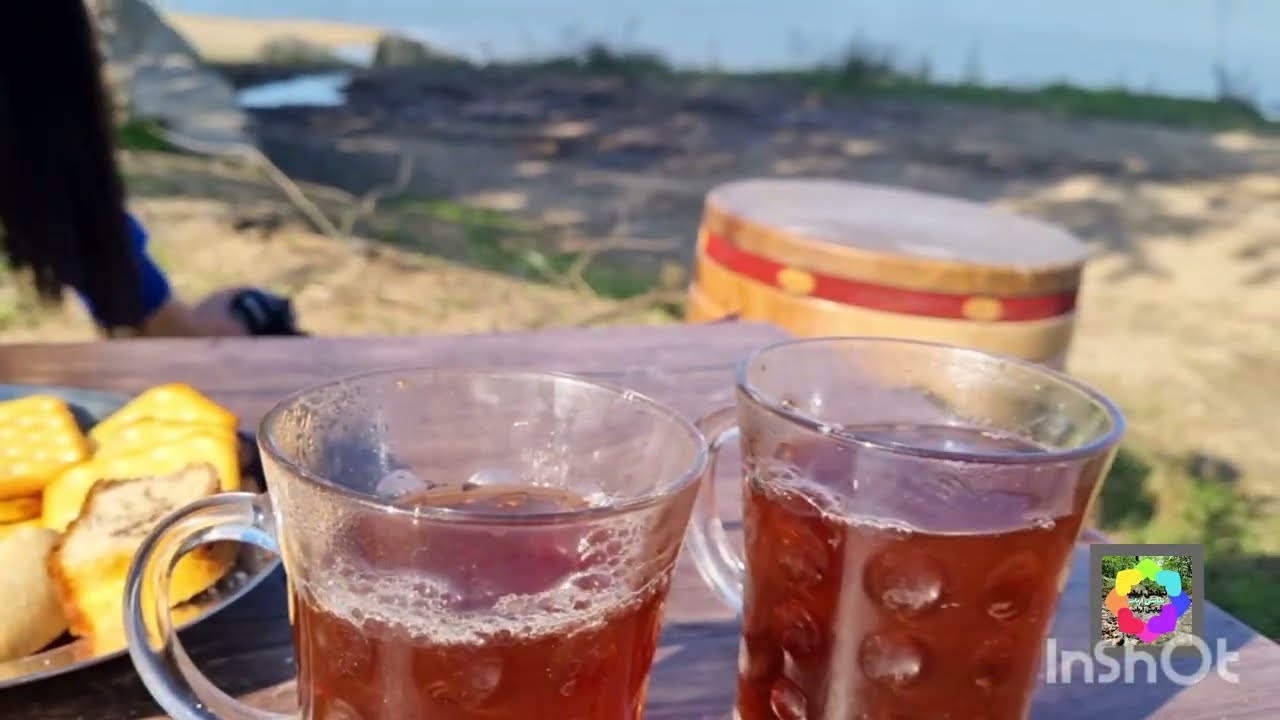 ☕️Making Wild Hawthorn Tea – Herbal Drink from Nature