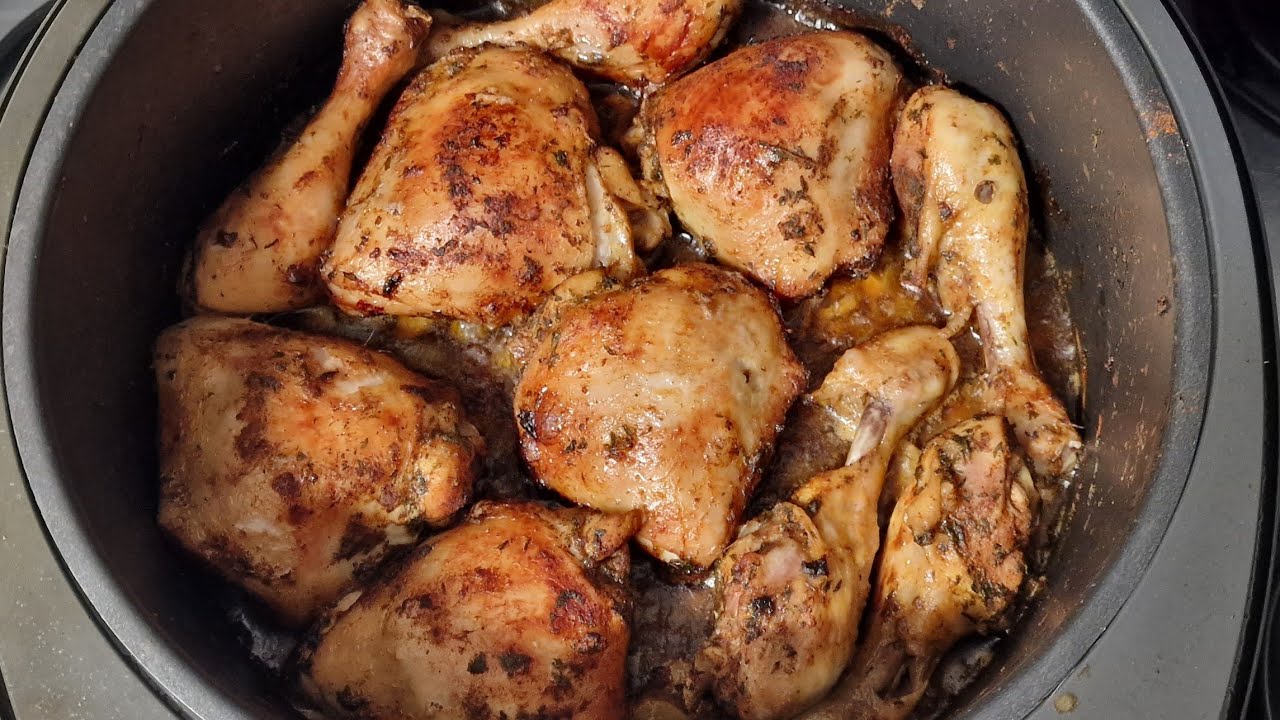 Frango na airfryer raceita saudável