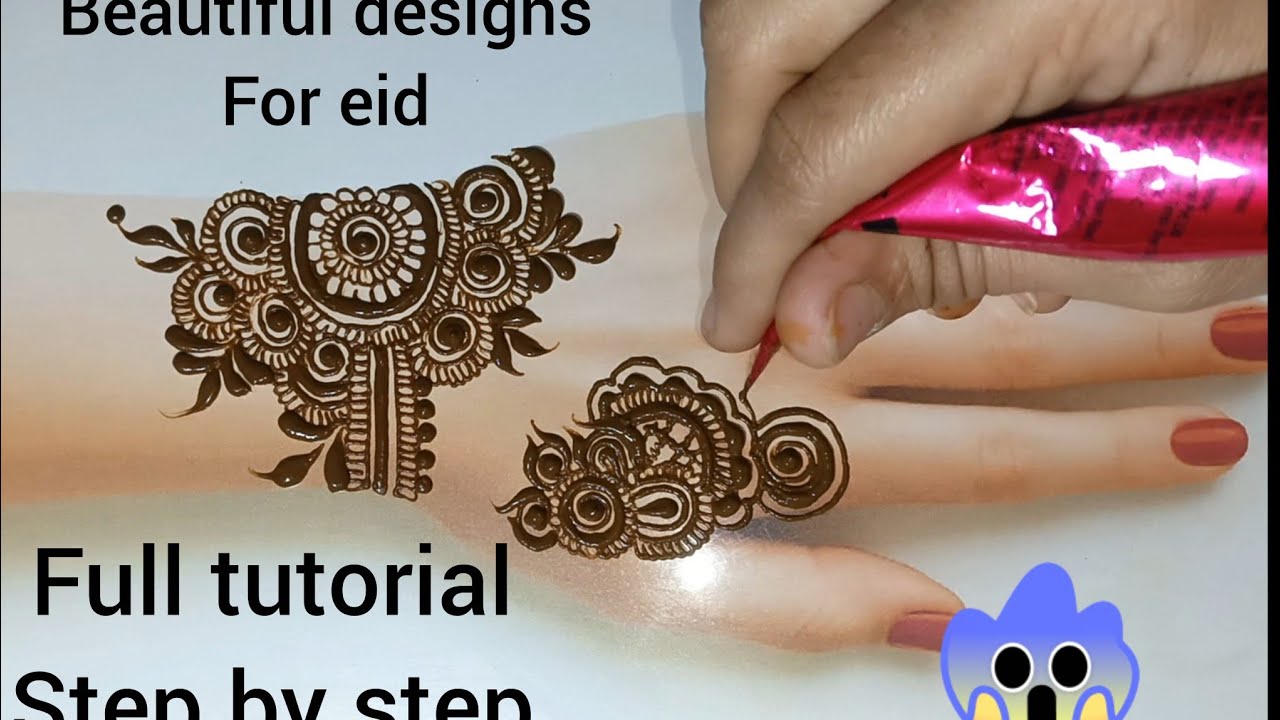 Eid designs for begginers#bridal#heena#trending#video