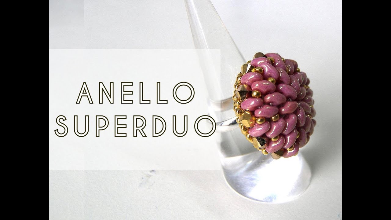 Tutorial Perline - Anello con Superduo