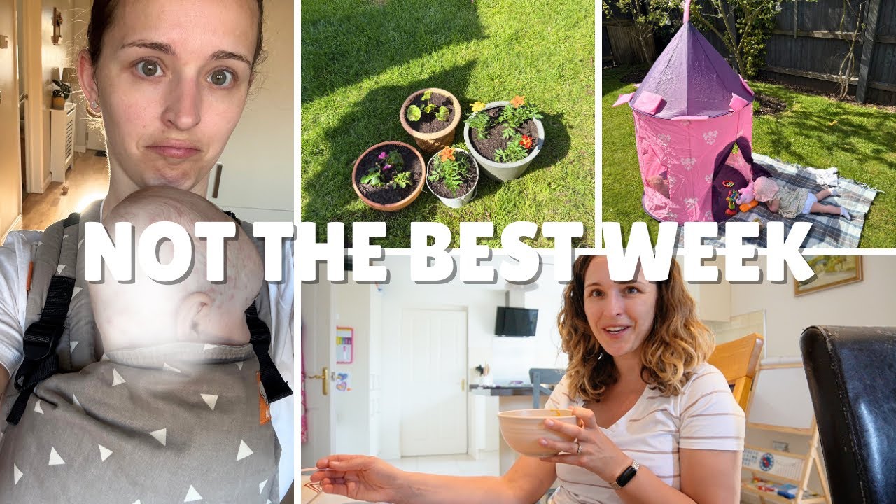 Weekly Vlog: Chicken Pox, Weaning Update, Gardening and Spring Heatwave l UK Mum of 3