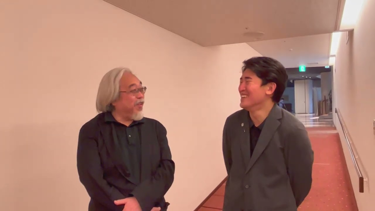 吉松隆×原田慶太楼対談／2022年9月25日東京交響楽団「名曲全集第129回」オール吉松プログラムの公演リハーサル中にて