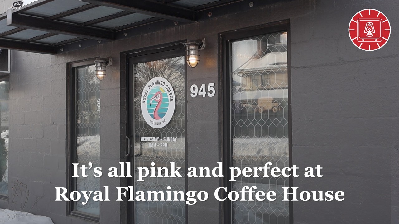 It's all pink and perfect at Royal Flamingo Coffee House