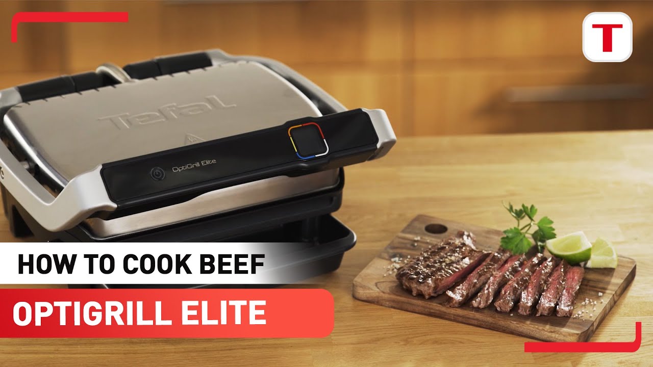 How to use the beef program | Tefal OptiGrill Elite GC750 Smart Grill