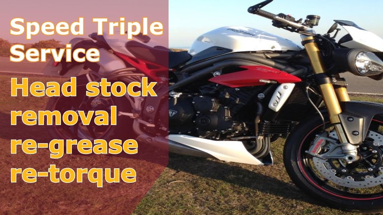 Speed Triple service - Head stock removal & re-torque