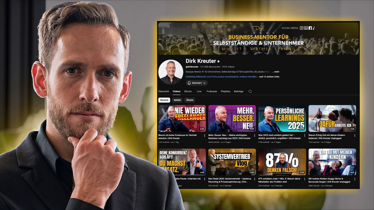 Analyse von Dirk Kreuter's YouTube-Kanal