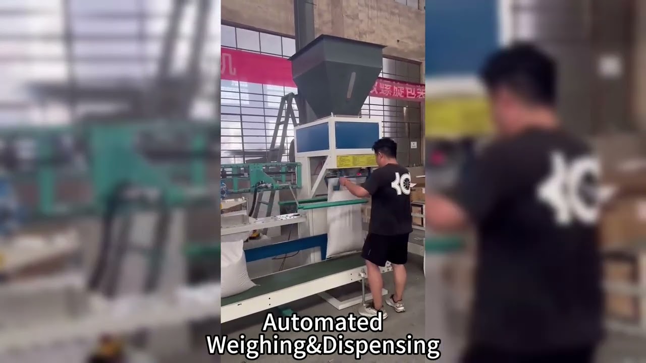 Automatic Powder & Granule Weighing Packaging Machine #PowderPackagingMachine #GranuleWeighing