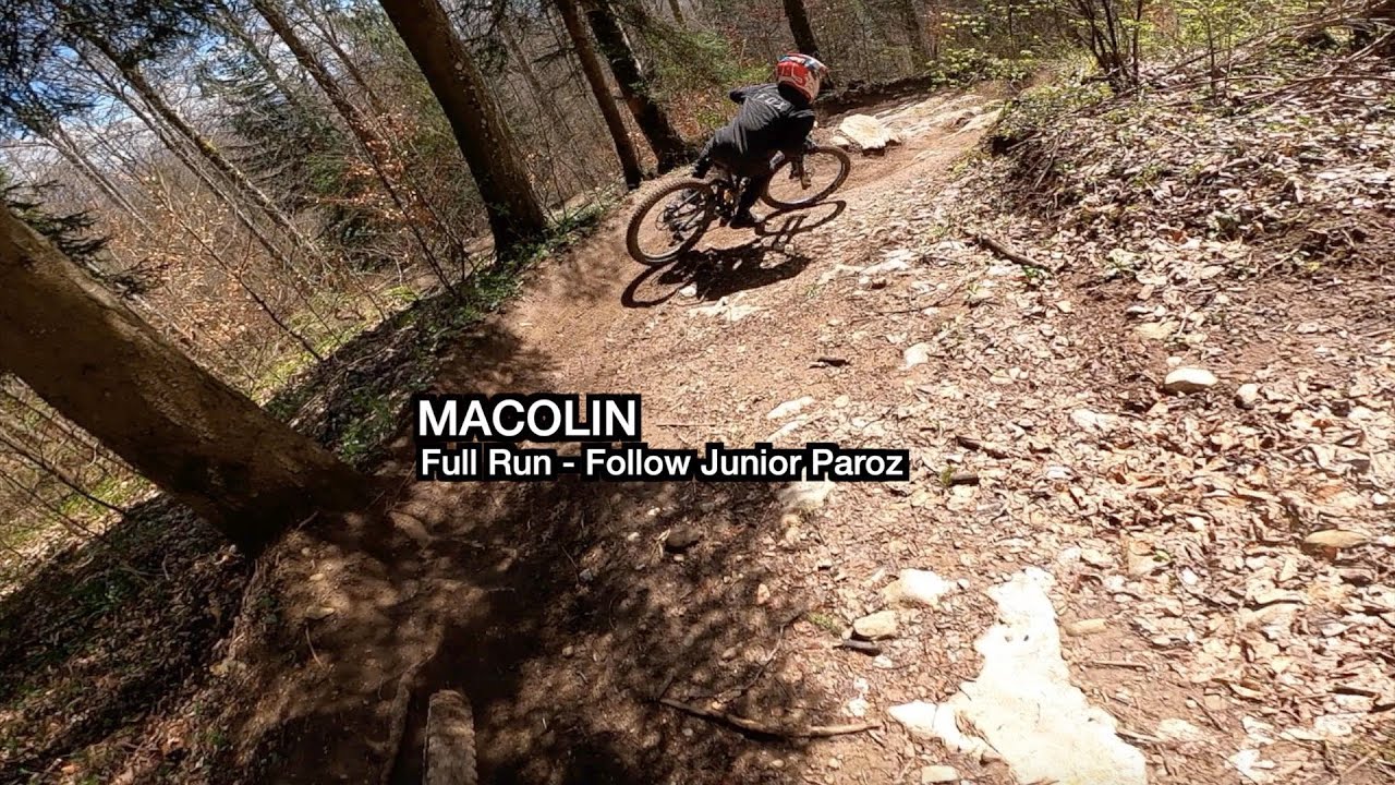 MACOLIN - BIEL / BIENNE - FULL RUN Follow cam Junior Paroz