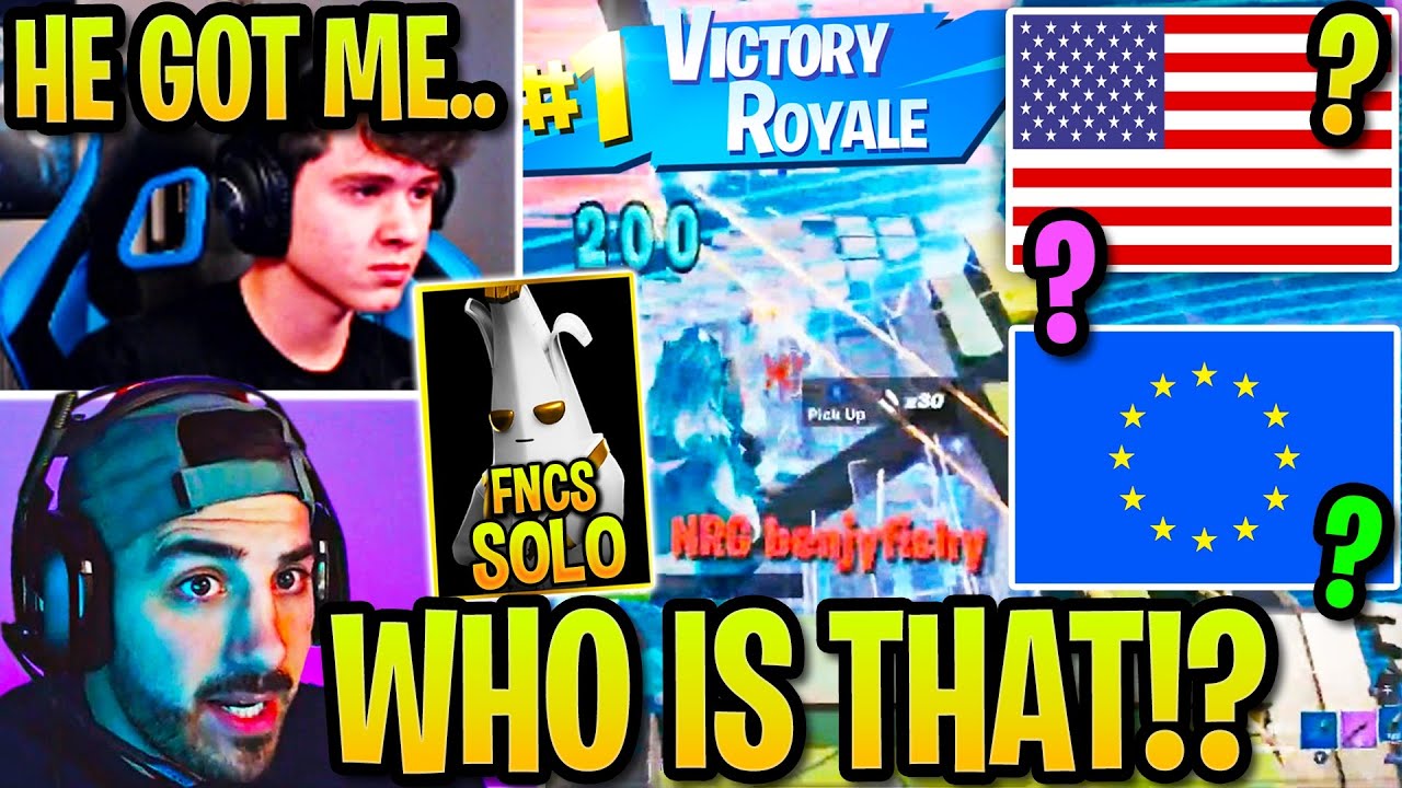 UNKNOWN PLAYERS *SHOCK EVERYONE* WINNING BOTH NA & EU FNCS SOLOS! vs BUGHA MONGRAAL TFUE & MORE!