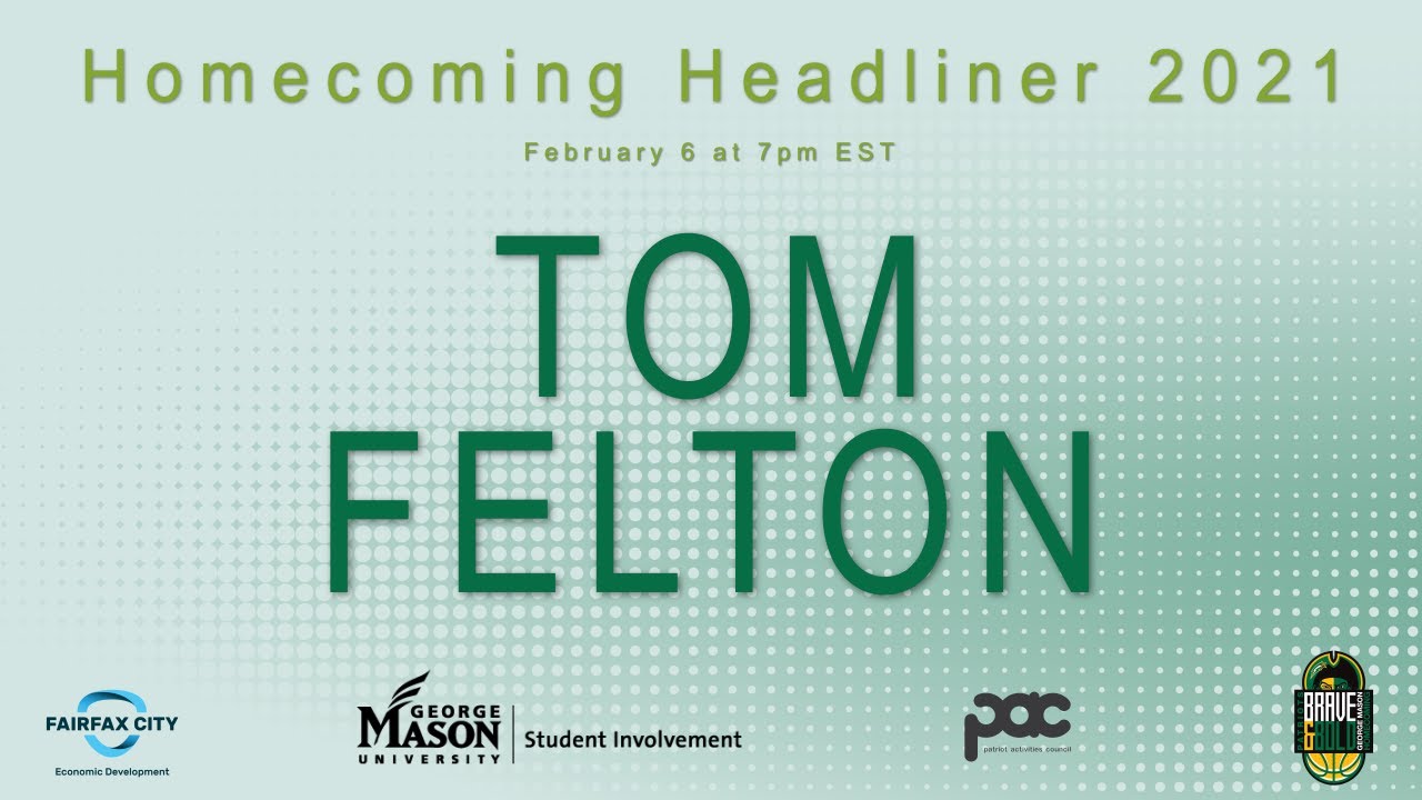 George Mason University | Homecoming Headliner 2021 | Harry Potter's Tom Felton (Live Event)
