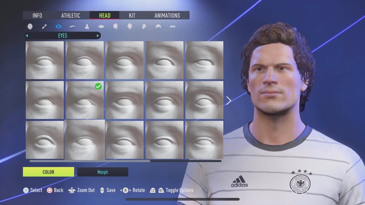 FIFA 23 How to make Lothar Matthaus Pro Clubs Look alike