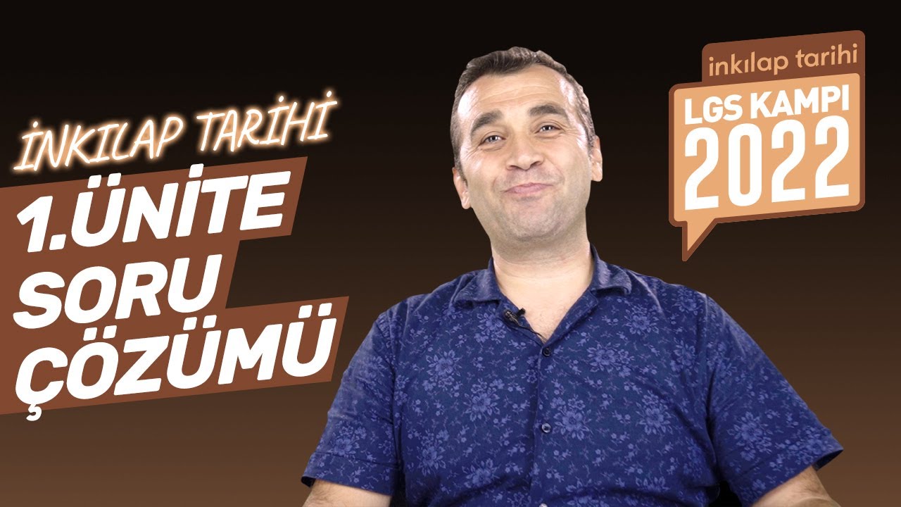 LGS 2022 KAMPI: 8. Sınıf İnkılap Tarihi 1. Ünite Test Çözümü | #lgs2023  Ömer Faruk Yozkatlı #1