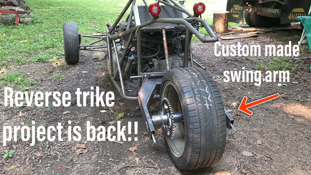 Reverse Trike Project Gets New Bigger Tires