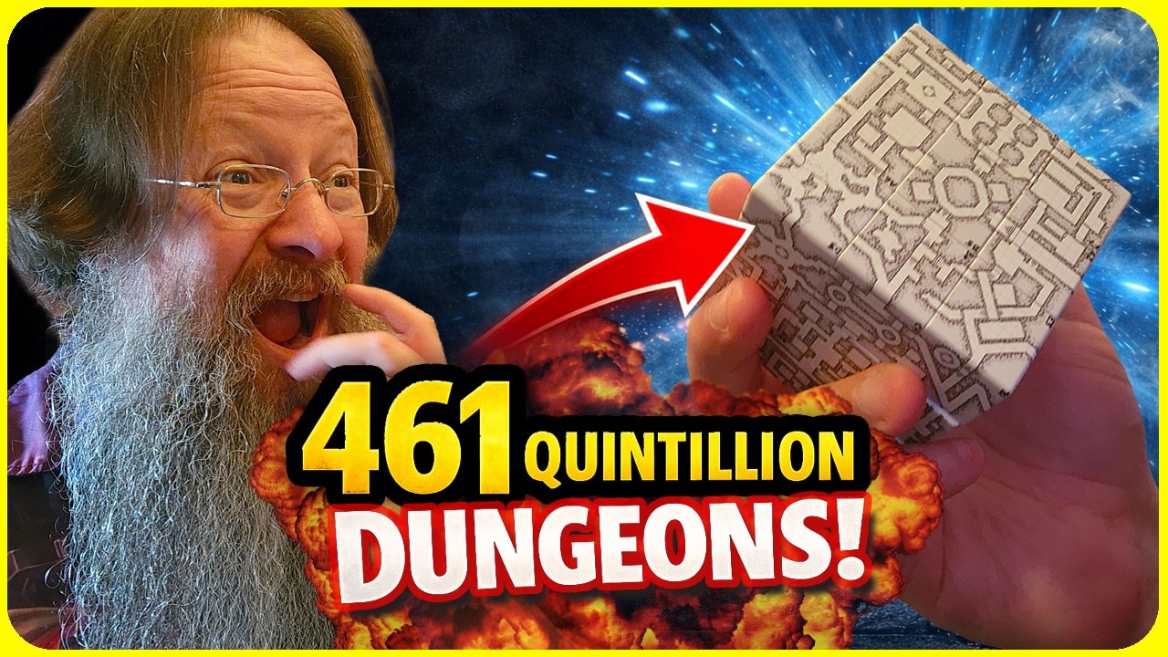 Этот куб генерирует бесконечные подземелья D&D… и я это проверил!