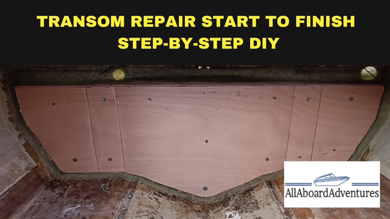 Transom Repair Start to Finish: Step-by-Step DIY Boat Fix