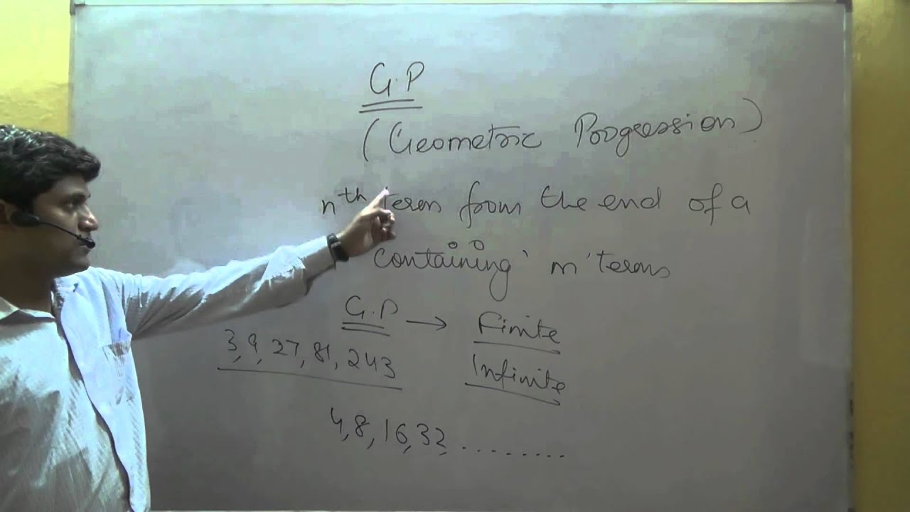 Class 11 Maths CBSE Geometric Progression 01