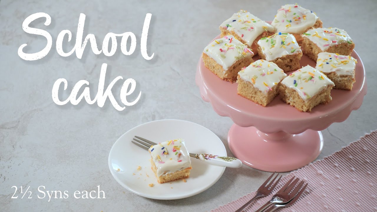 Slimming World school cake recipe - 2½ Syns each