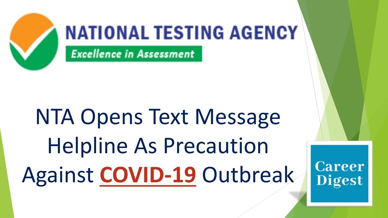 Nta opens text message helpline as a precaution against COVID-19  | Career Digest