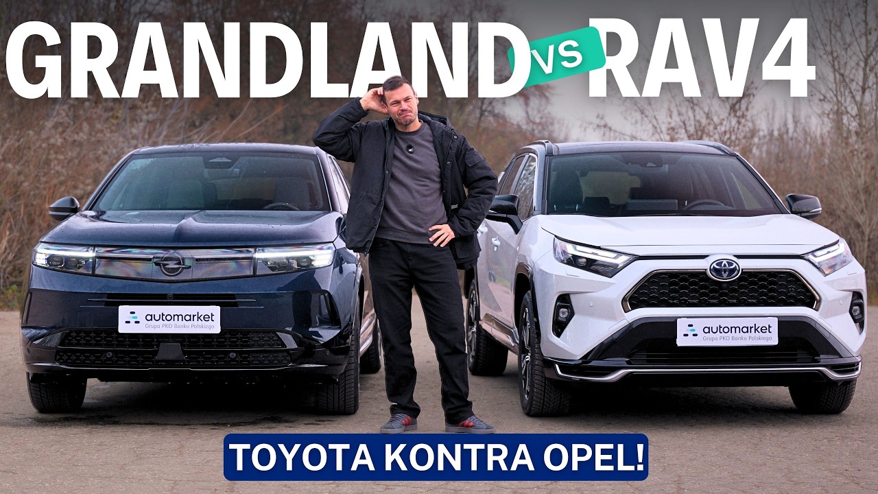 Toyota RAV4 czy Opel Grandland? Dwa nowe SUV-y w bezpośrednim starciu